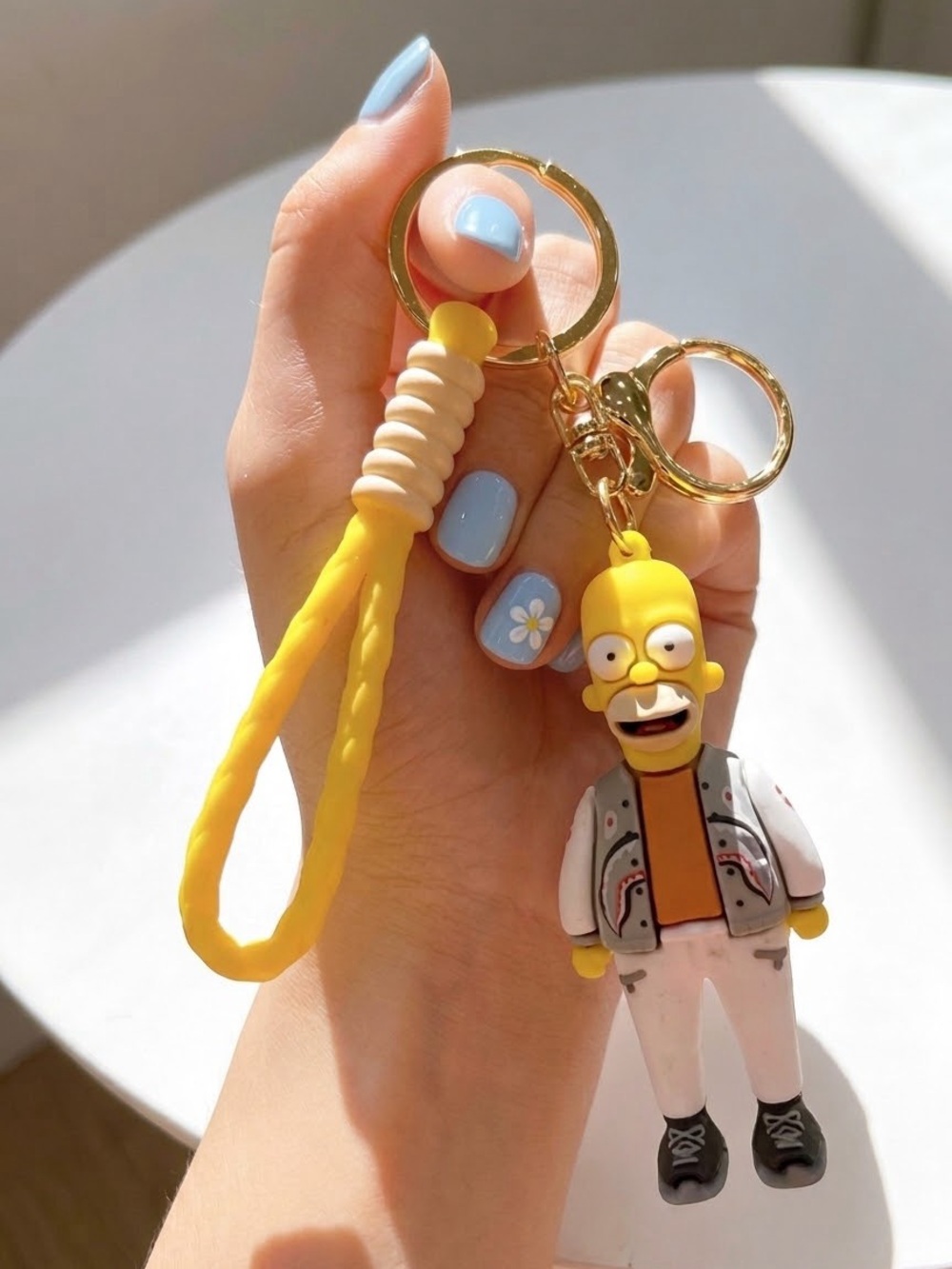 Homer Simpson keychain